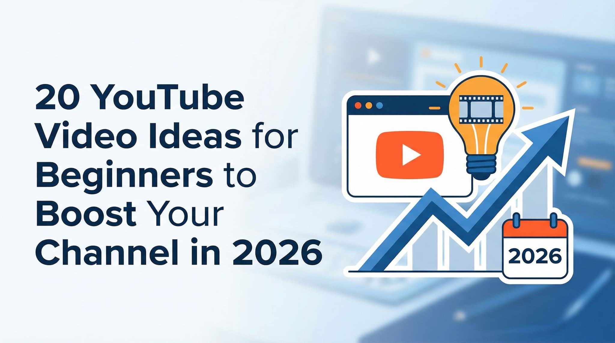 20 YouTube Video Ideas for Beginners to Boost Your Channel in 2026