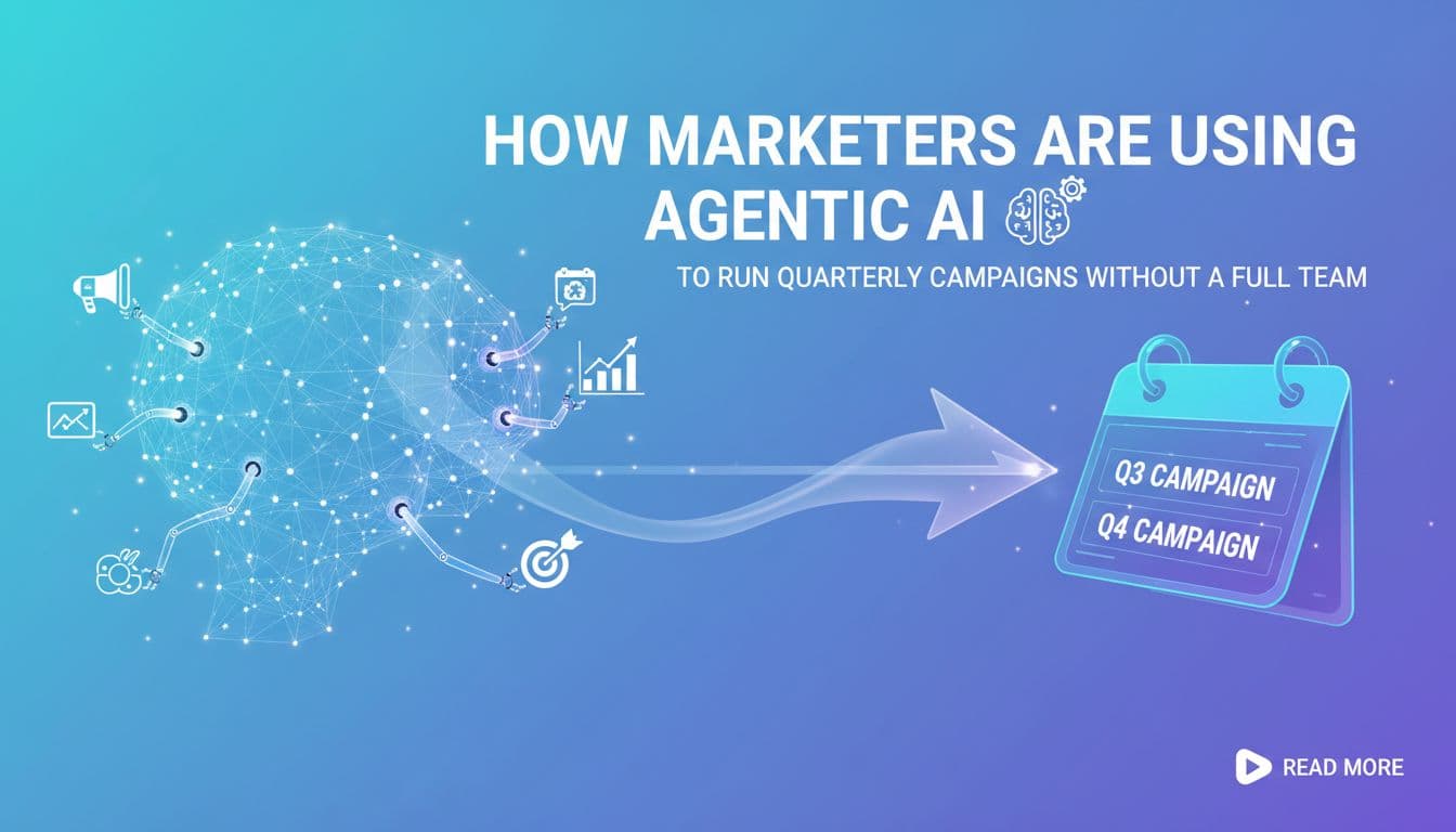 How Marketers Are Using Agentic AI to Run Quarterly Campaigns Without a Full Team