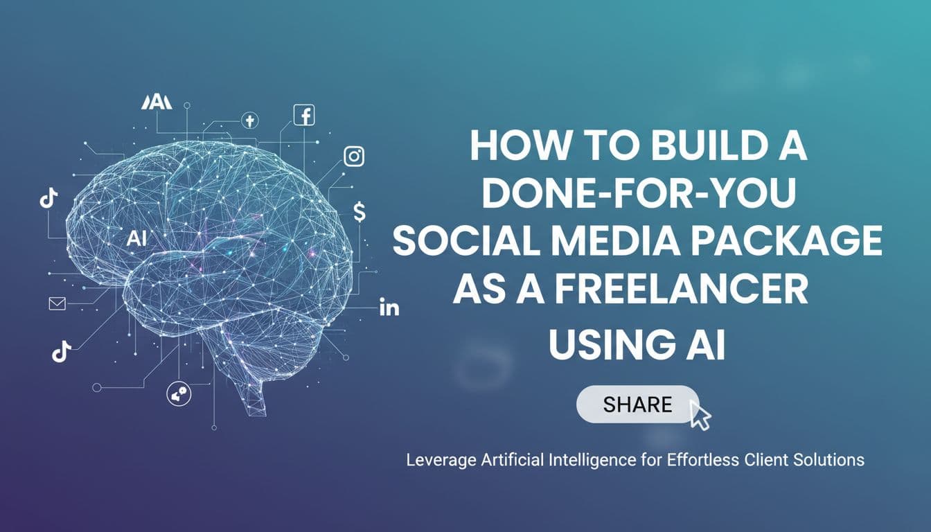 How to Build a Done-For-You Social Media Package as a Freelancer Using AI