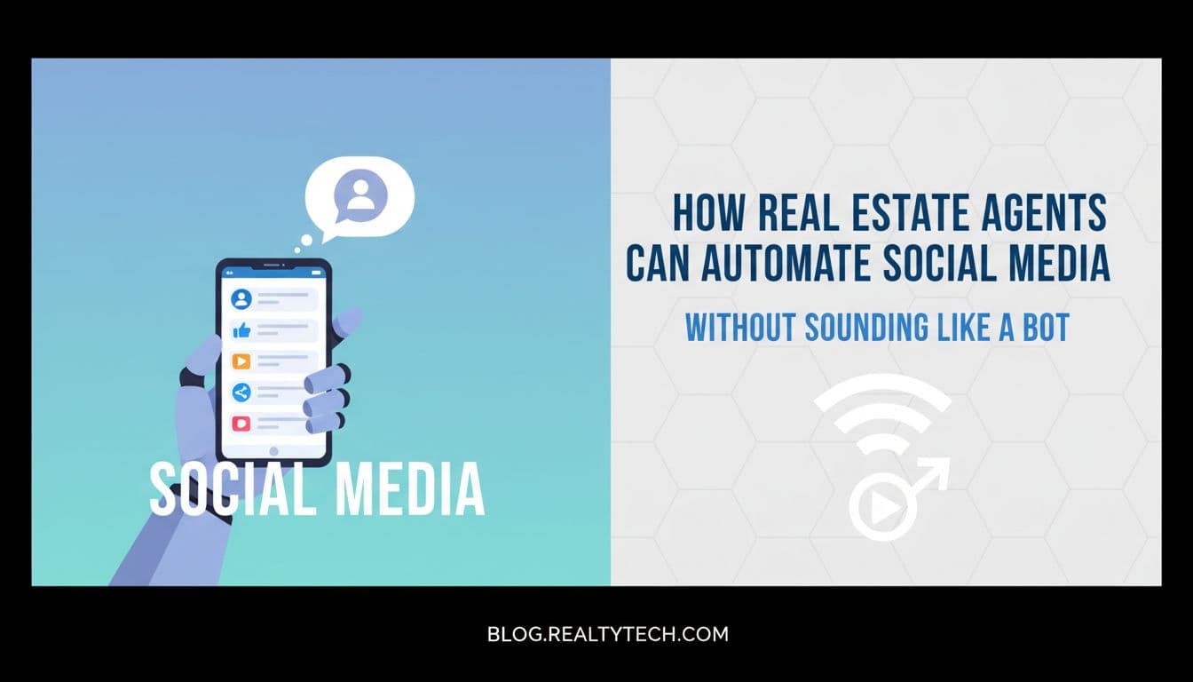 How Real Estate Agents Can Automate Social Media Without Sounding Like a Bot
